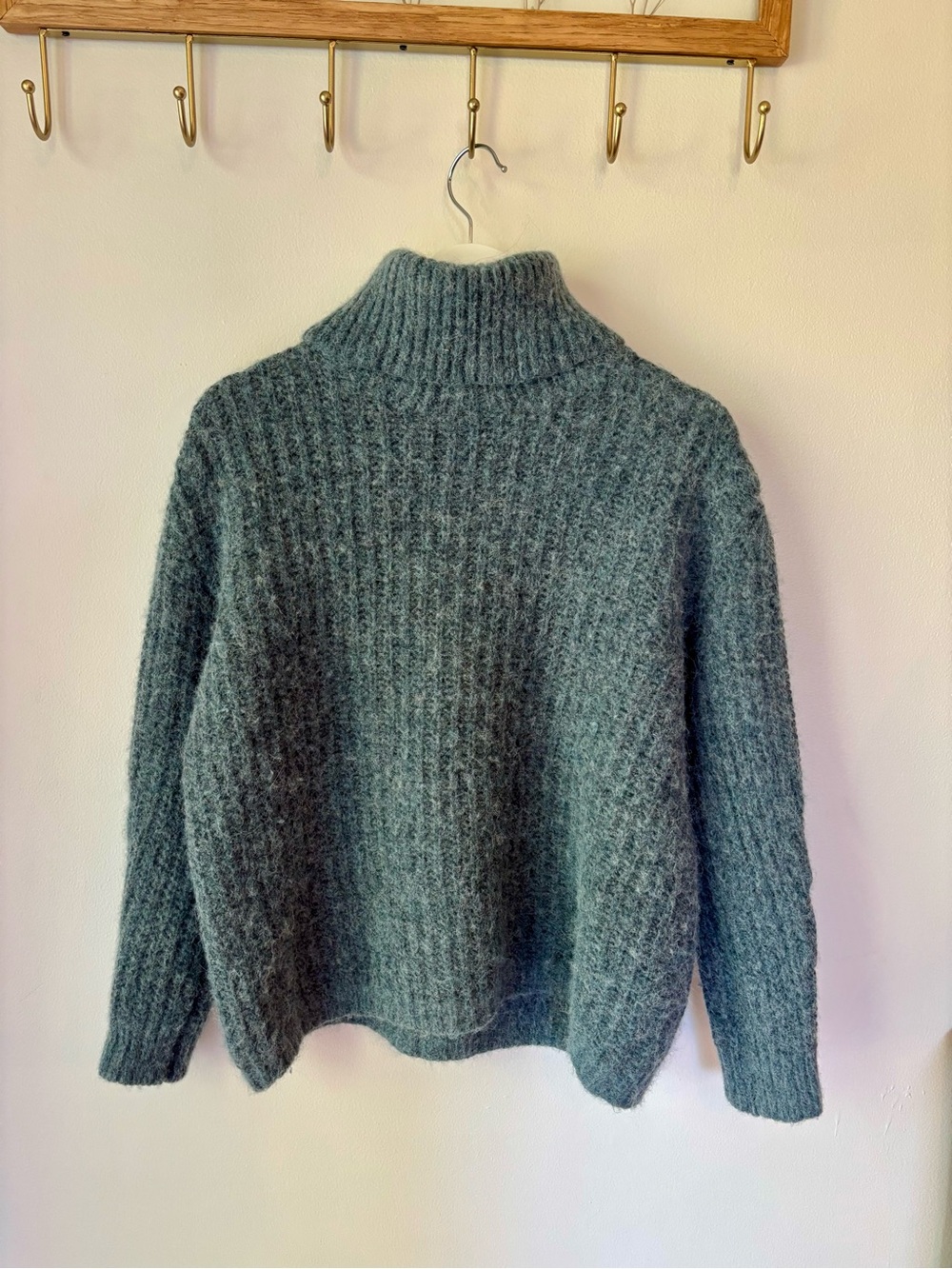 REPEAT Ribbed Turtleneck Sweater
